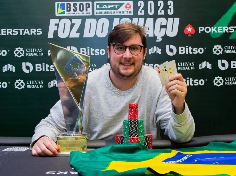 Pedro Madeira é o campeão do High Roller no LAPT Foz do Iguaçu