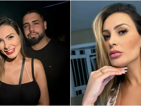 Andressa Urach revela reação do namorado ao não mudar de profissão