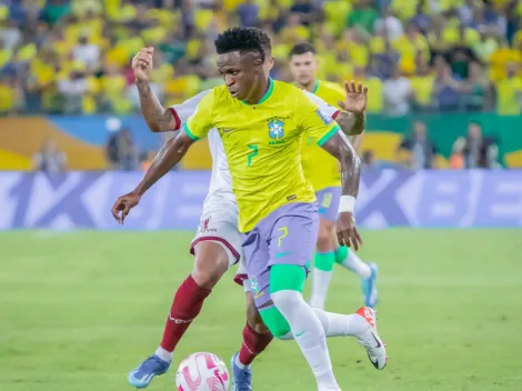 Vini Jr sofre entrada DURA de jogador que atua no Brasil