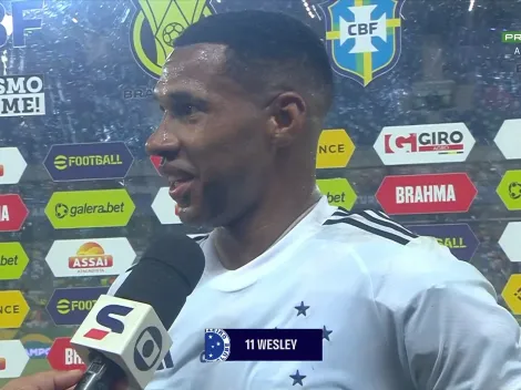 Wesley se estranha com repórter AO VIVO e 'ressurge' no Palmeiras