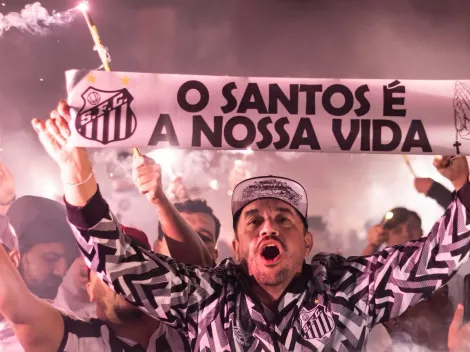 Torcida do Santos pede coragem para o time do Peixe contra o Flamengo