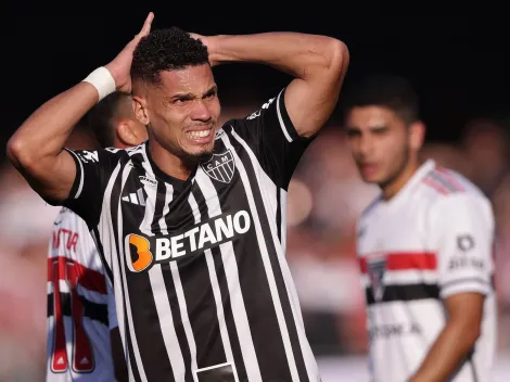 Paulinho ficou na bronca com a arbitragem da partida entre Atlético-MG e América-MG