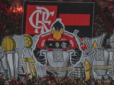 Flamengo prepara mosaico para o clássico contra o Fluminense mostrando seus títulos