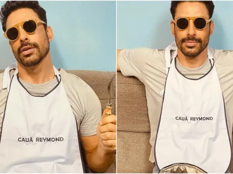 Cauã Reymond se diverte e revela ‘marmita de sucesso’ entre bastidores da TV Globo
