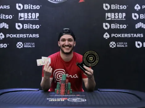 Lucas Coggiola estreia no poker presencial e vence o ‘Primeira Vez’ no BSOP Millions