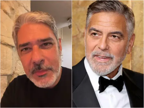 William Bonner revela encontro inesperado com George Clooney em bar