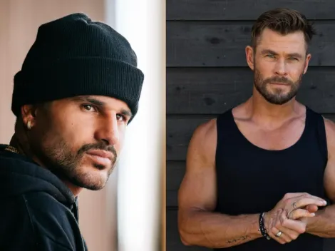 Chris Hemsworth a o dia Ítalo Ferreira em clube no interior de São Paulo