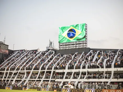 À 'beira-mar'; Torcida do Santos recorre a "ajudinha" para tentar salvar o Peixe da queda