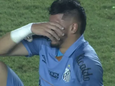 Câmera flagrou: João Paulo chama atenção após rebaixamento do Santos