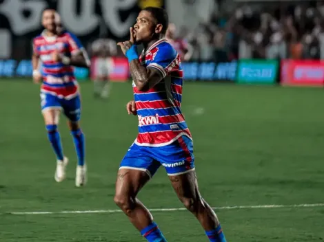 Marinho pede desculpas à torcida santista por gesto feito após um dos gols do Fortaleza