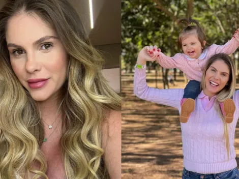 Bárbara Evans atualiza estado de saúde da filha após cirurgia no pulmão no ‘É de Casa’