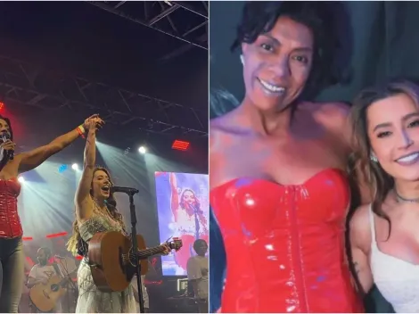 Márcia Fu atualiza ‘meme’ ao lado de Lauana Prado cantando Escrito nas Estrelas