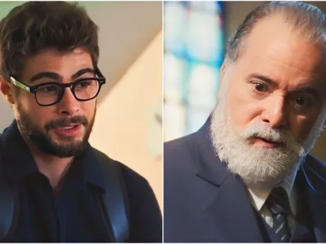 Terra e Paixão: Angelina conta a Hélio que Antônio é pai biológico de Aline