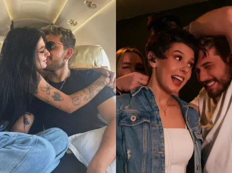 “Meu pai vai ver isso”, brinca Ana Castela ao receber declaração de Gustavo Mioto em show