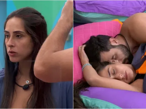 BBB 24: Deniziane e Matteus chamam a atenção de internautas após trocarem carinho na cama