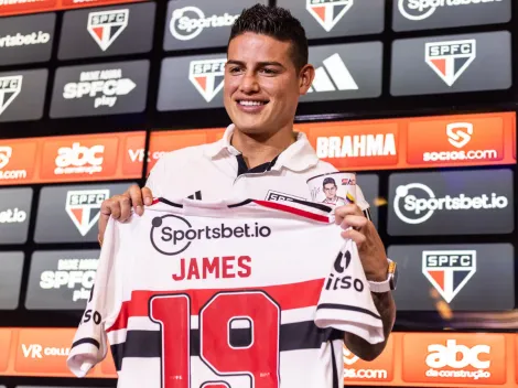 James Rodríguez troca de número no São Paulo e busca dias melhores no clube