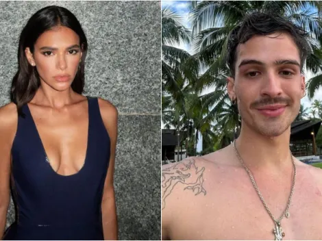 Bruna Marquezine e João Guilherme são flagrados aos beijos em evento