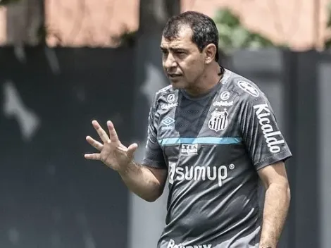 Vai ficar de fora? Torcida do Santos demonstra preocupação com 'xodó' de Carille contra o Palmeiras