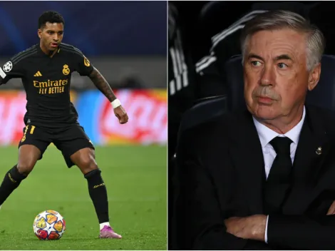 Ancelotti comenta má fase de Rodrygo e manda recado sincero: "Nos preocupou antes"