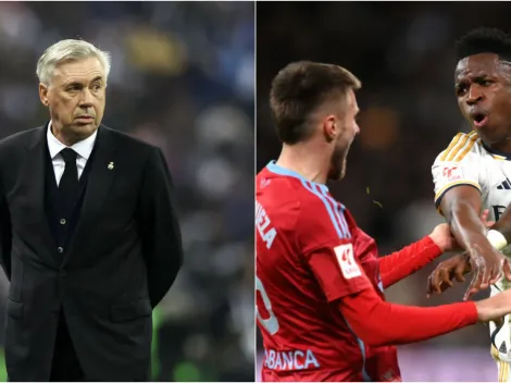 Real Madrid: Ancelotti comenta sobre quantidade de cartões recebidos por Vini Jr.