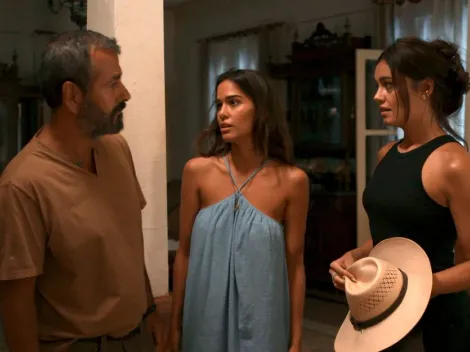 Renascer: Indignada, Mariana pede para Inocêncio expulsar Eliana de fazenda após flagrá-la com Damião: "Embora"
