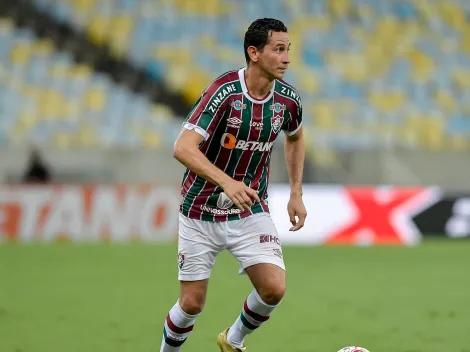 Torcida do Fluminense elogia PH Ganso na partida contra o RB Bragantino