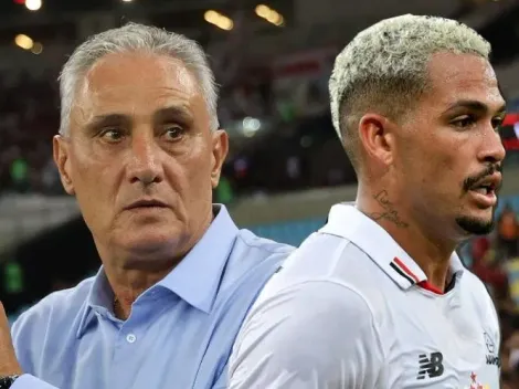 Lance envolvendo Tite, Luciano e Léo Pereira é flagrado pela TV