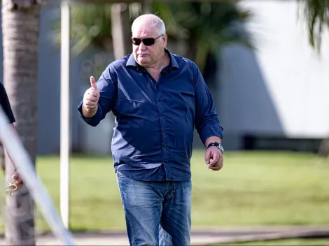 Rubão aparece no CT do Corinthians para falar com Augusto Melo