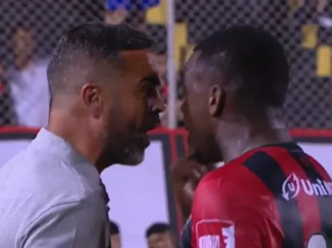 Artur Jorge discute com jogador do Vitória em classificação do Botafogo