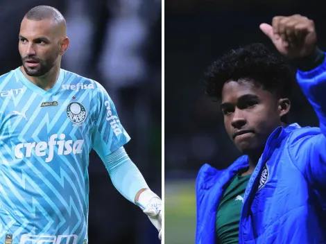 Weverton elogia pais de Endrick em despedida do Palmeiras