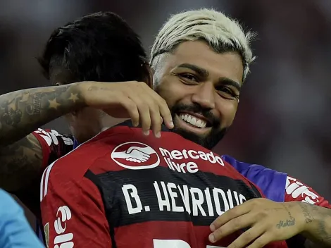 Bruno Henrique tentou 'atrapalhar' Gabigol em gol do Flamengo