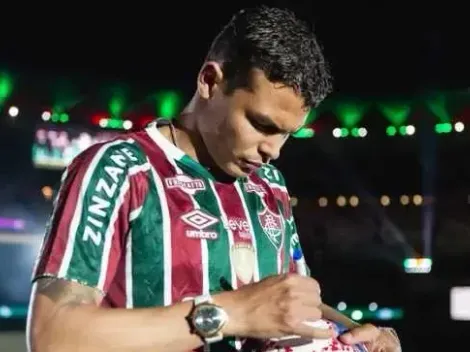 Thiago Silva vai ao CT e inicia trabalhos no Fluminense