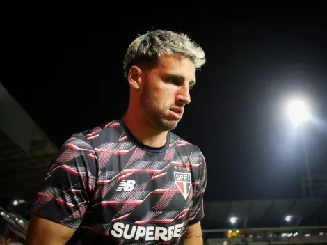 Calleri é flagrado pela TV em momento de raiva
