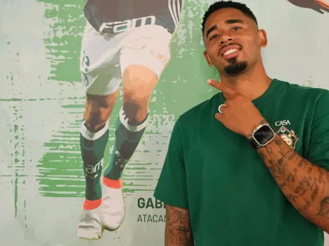 Gabriel Jesus agradece Palmeiras por período de treinos