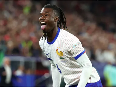 Camavinga reclama de reserva na França durante Eurocopa