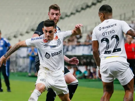 Santos vence Ceará com gol de Otero e assume a liderança da Série B