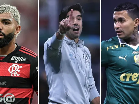 Abel Ferreira aborda troca de Dudu por Gabigol no Palmeiras