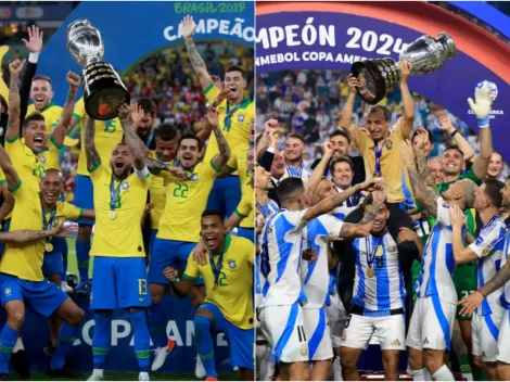 Brasil ou Argentina: Veja qual seleção tem mais títulos