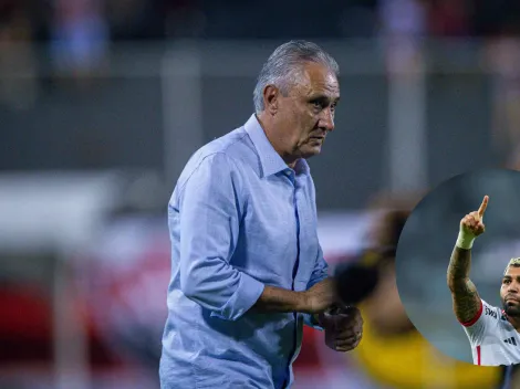 Câmeras flagram reação de Tite e Gabigol após gol do Mengão