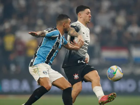 Grêmio cede empate para Corinthians nos minutos finais e volta para zona da degola