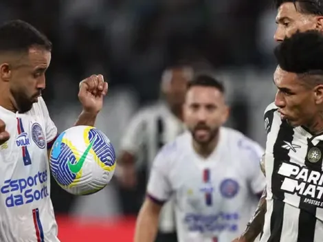 Botafogo fica no empate com o Bahia por 1x1 nesta terça-feira (30) pela Copa do Brasil