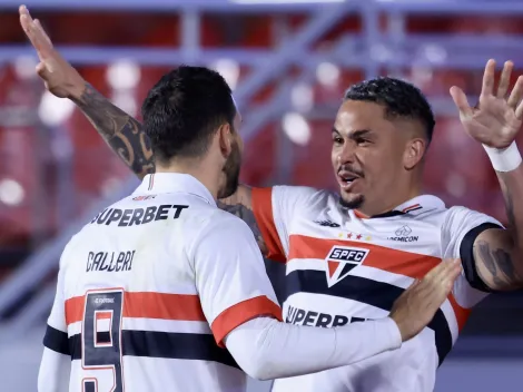 Calleri e Luciano colocam São Paulo na frente do Goiás na Copa do Brasil