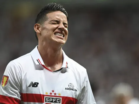 James Rodríguez lamenta poucas chances pelo São Paulo