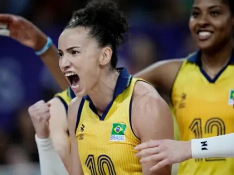 Olimpíadas 2024: Brasil irá enfrentar a República Dominicana nas quartas do vôlei feminino