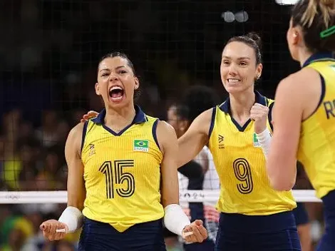 Olimpíadas 2024: Brasil supera República Domincana para ir à semifinal do vôlei