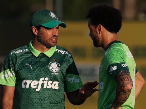 Palmeiras começa com Felipe Anderson de 'falso 9' contra Flamengo