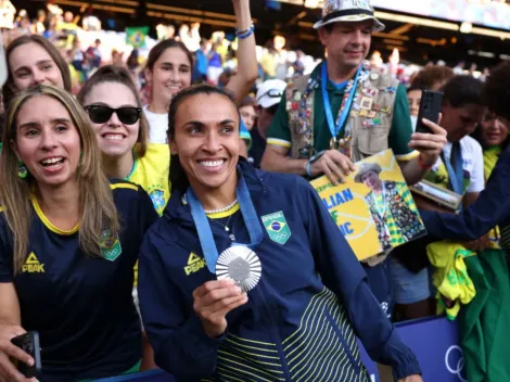 Marta se despede da Seleção Brasileira Feminina após prata