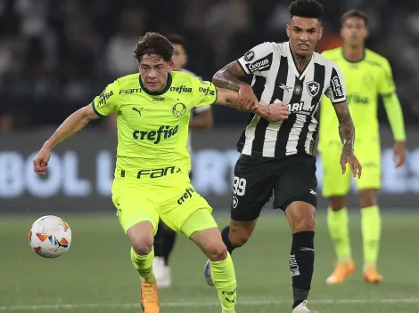 Botafogo vence o Palmeiras no jogo de ida das oitavas de final da Libertadores