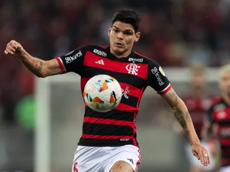 Ayrton Lucas falha em Bolívar x Flamengo 