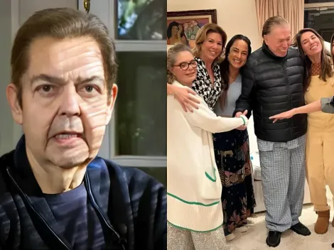 Faustão manda recado para filhas de Silvio Santos